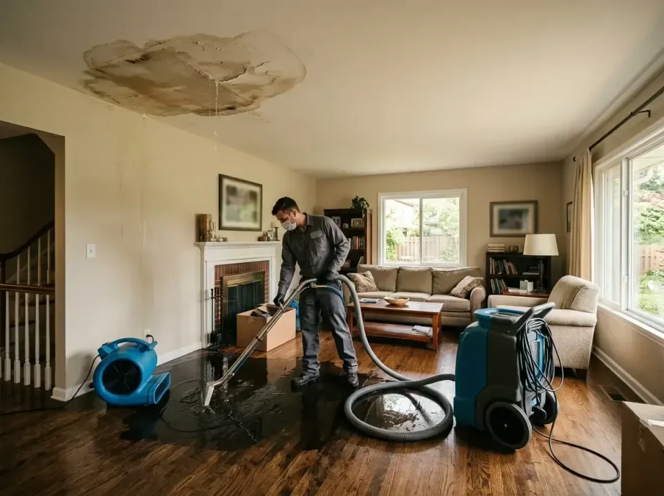 attic-pipe-burst-ceiling-drip-008 — frequently asked questions, Water Damage Restoration & Carpet Care in Madison, AL
